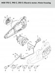 Stihl MSE 210 C-BQ Quick Chain Tensioner QuickStop Super Electric Chainsaw Spare Parts